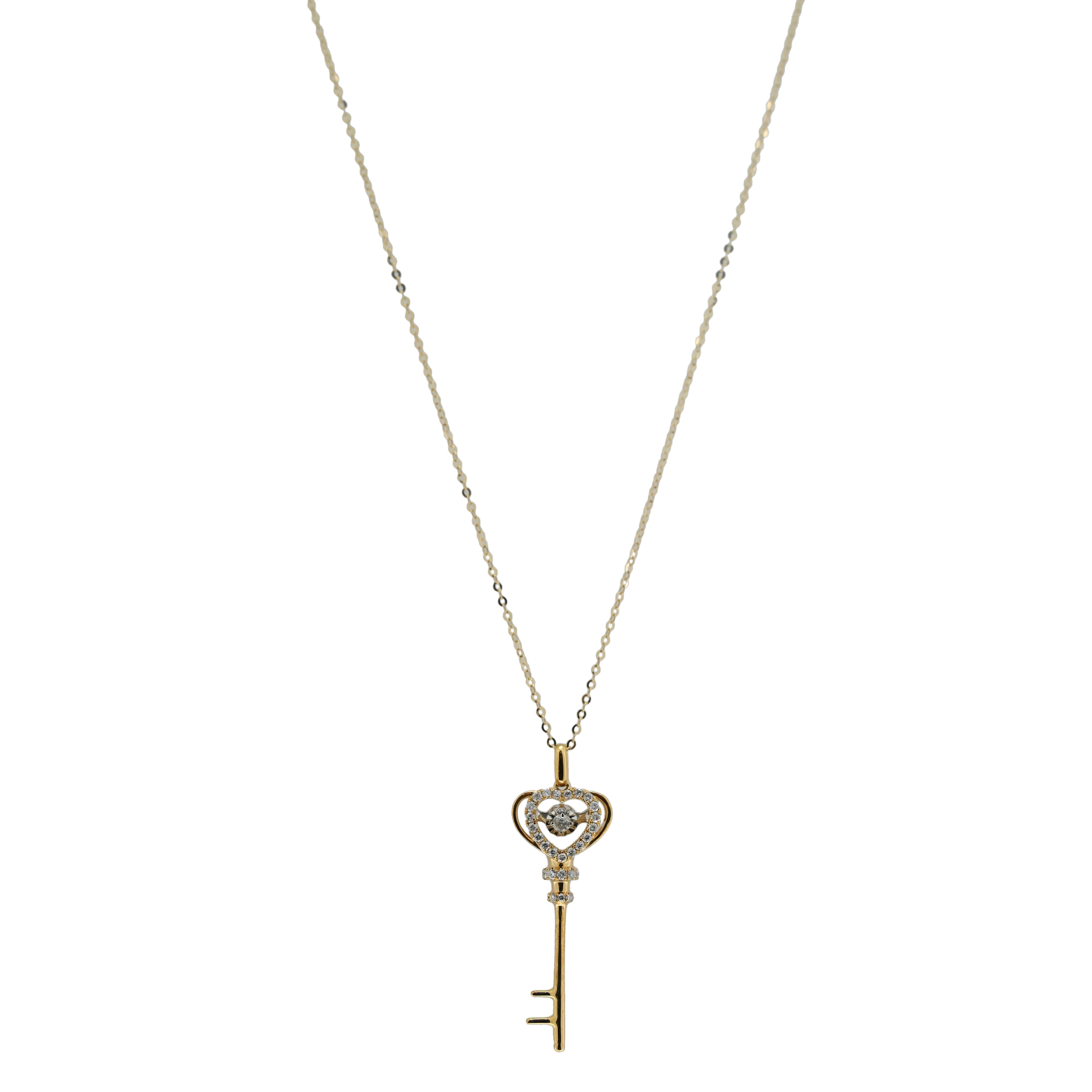 DREAMY KEY Gold Necklace