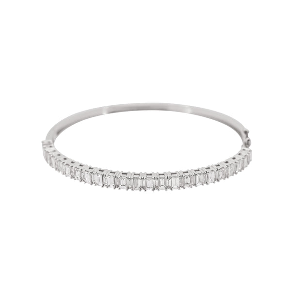 Baguette Diamond Bangle