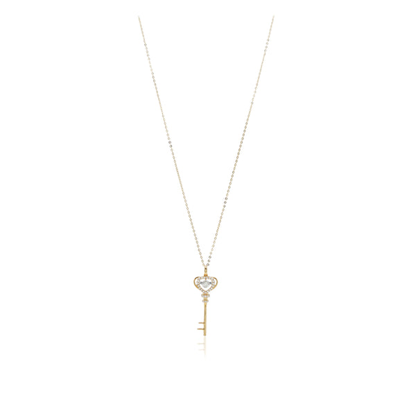 DREAMY KEY Gold Necklace